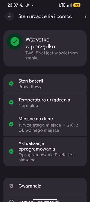 Smartfon Google Pixel 8a wersja 256GB