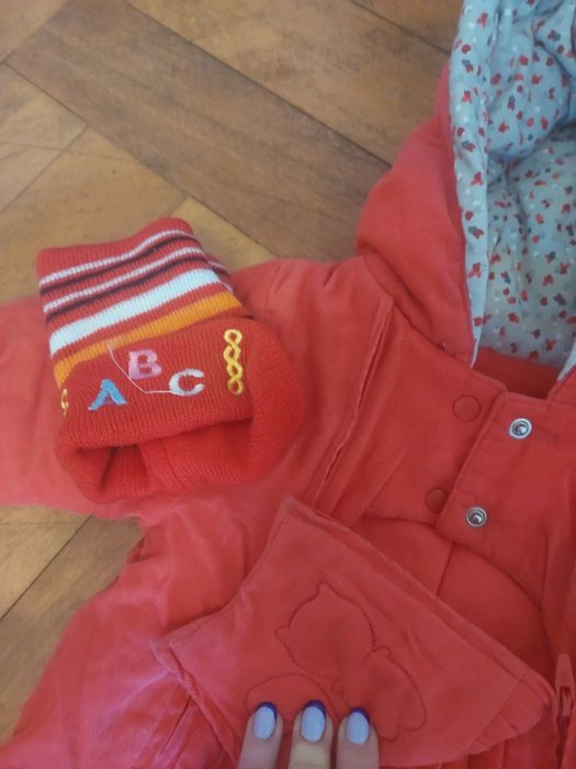 Kombinezon dziecięcy 0-3 Obaibi czerwony