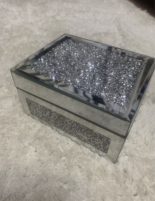 Home&you szkatułka szklana glamour na biżuterie