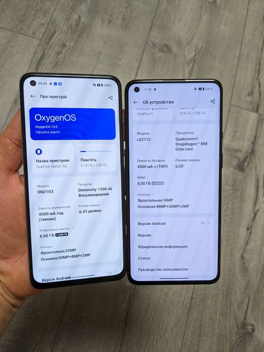 OnePlus nord 2 5G OnePlus 9 128 ГБ