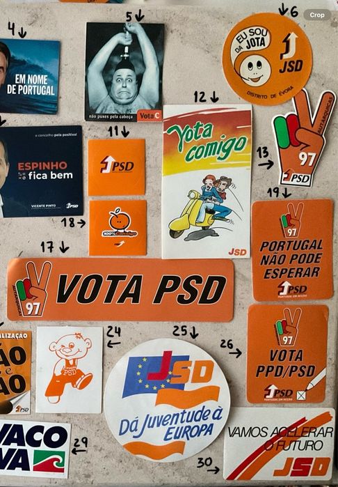 Autocolantes PPD / PSD / JSD