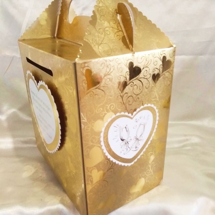 Свадебный сундучок для денег.