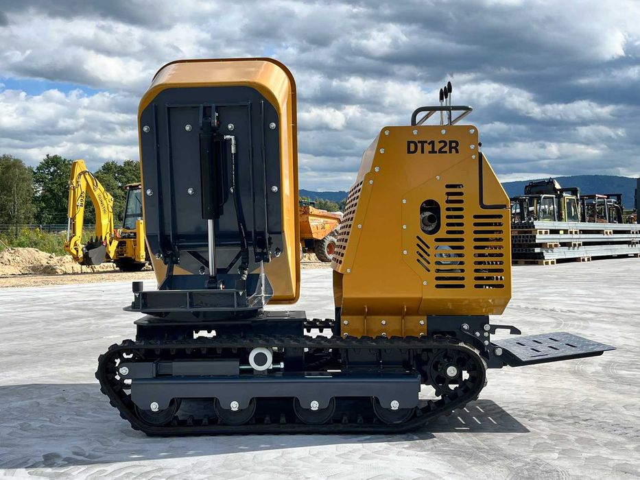 Mini wozidło gąsienicowe dumper DT12R 1200kg ładownośći, 0,6m3
