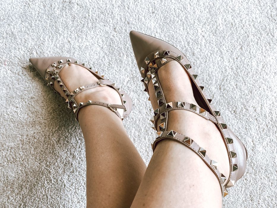 sapatos rasos nude