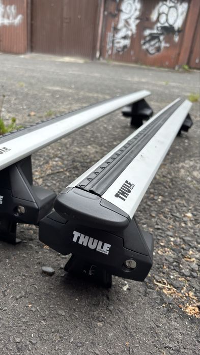 Bagażnik dachowy Peugeot 308 SW THULE EVO- stopy EVO CLAMP + belki WINGBAR EVO 127 + kit 145337