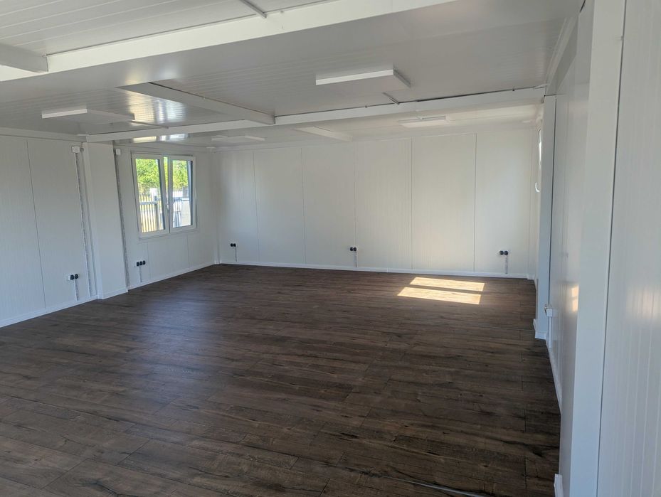 Pawilon kontenerowy , biuro , usługowy, mieszkalny 48 m² | 3 moduły | PIR 120 mm | Gotowy do użytkowania