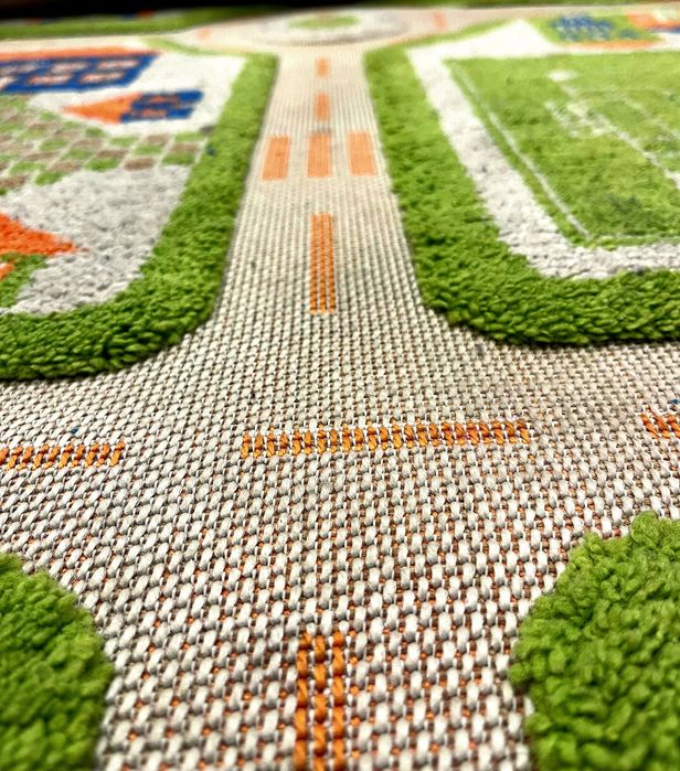 Dywan dziecięcy  3D trójwymiarowy  Miasto ulice