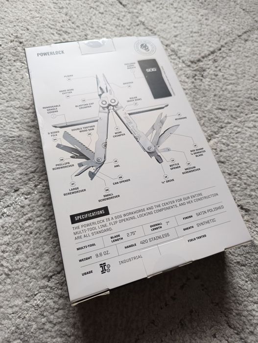 NOWIUTKI Multitool SOG PowerLock!!!