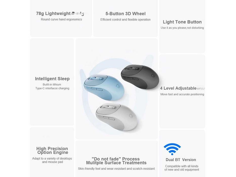 Rato Lenovo Xiaoxin Plus Bluetooth