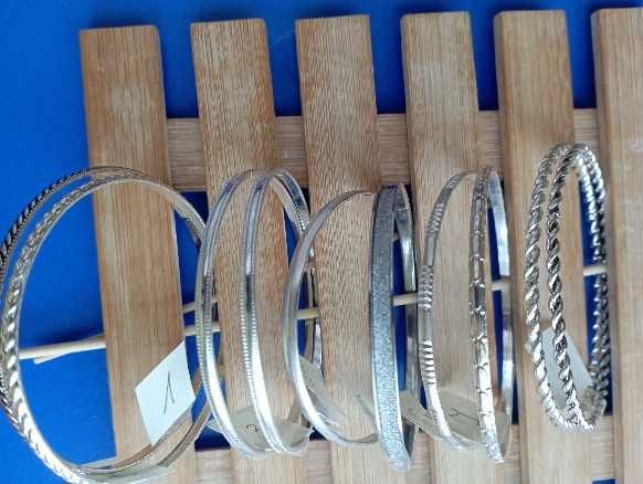 Bransoletki, metal 10 sztuk