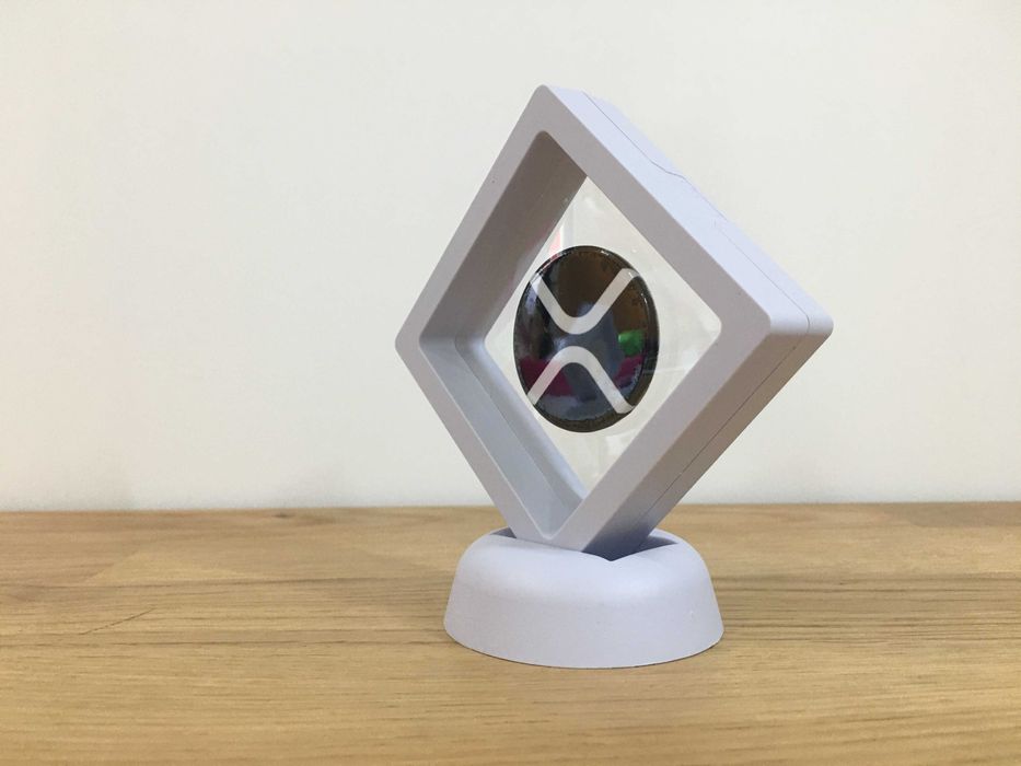 Display Cripto XRP 3D -7x7 - Peça decorativa para Setup Cripto