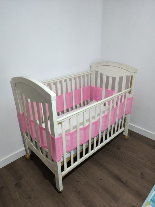 Berço trama + colchão viscoelástico novo