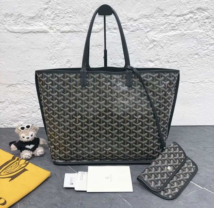 Goyard SaintLouis, czarny, model klasyczny