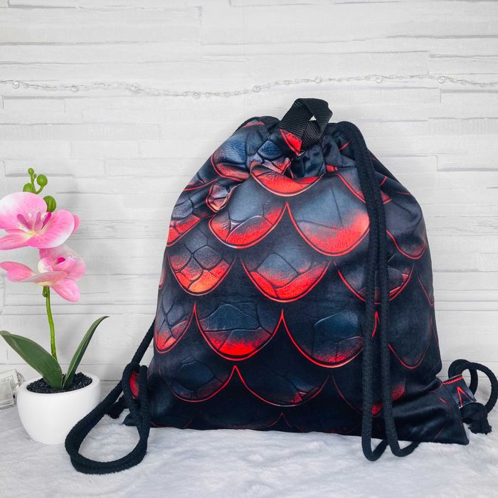 Plecak Worek Handmade Damski Lekki Pojemny | Polska