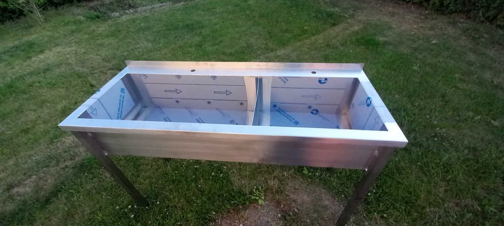 Basen nierdzewny 800x600x850