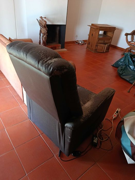 Cadeirão poltrona qualidade relax elevação eletrico com aquecimento tipo hospitalar geriátrico idosos + 1 poltrona eletrica low cost