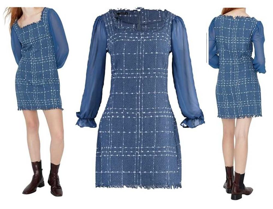 Trendyol Vestido mulher Slim Shift Tam: 34 (230)