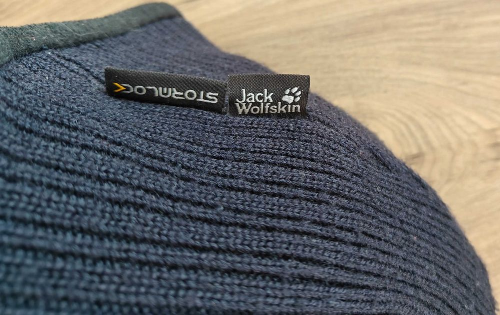 Шапка унісекс jack wolfskin stormlock rip rap cap зимова на флісі