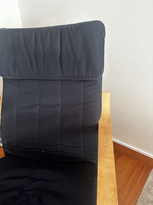 2 Cadeira de Baloiço IKEA Poäng – Bétula/Preto