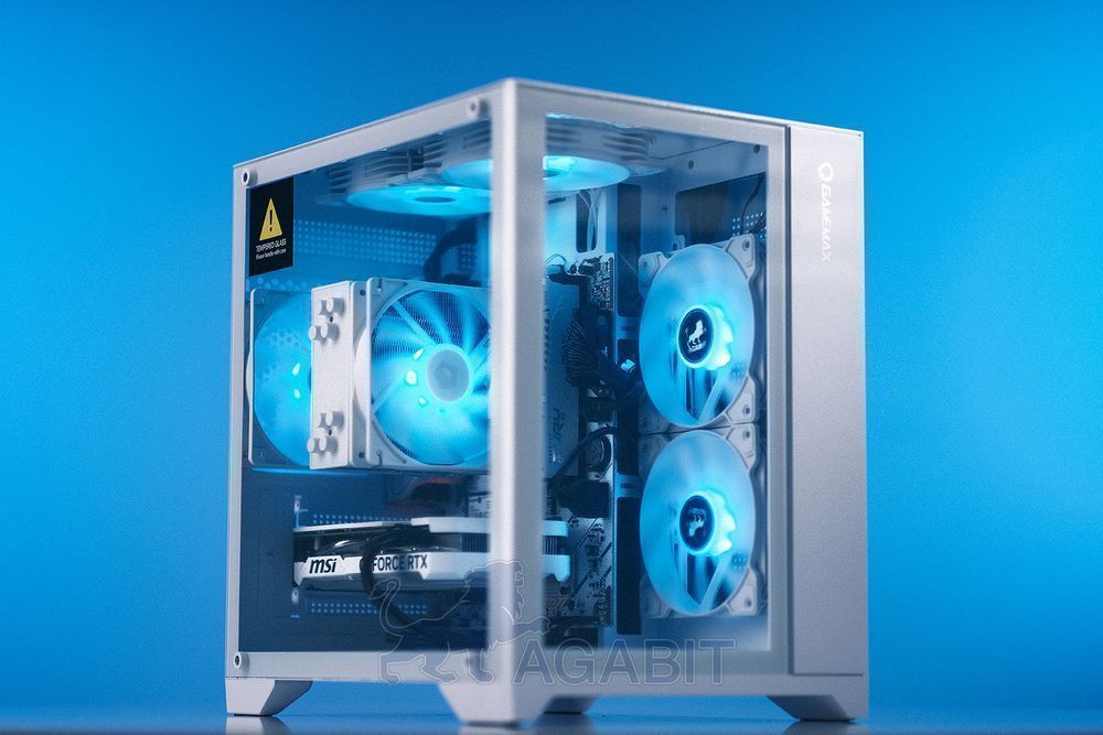 Білий Лев! RTX 4060 Ti 8GB+Ryzen 5 7500F+DDR5 16GB+M.2 SSD 500GB –  Ігровий комп'ютер ПК для ігор геймерський игровой компьютер