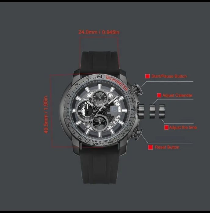 Т5. Водонепроникний кварцовий годинник