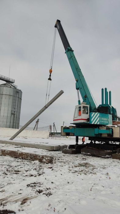 Забивка, вдавлювання паль. Забивка, вдавливание свай.