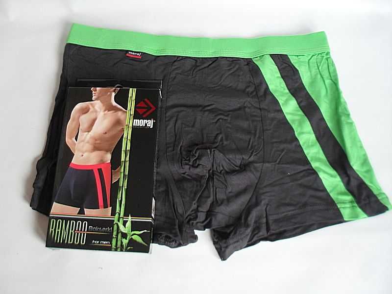 BOKSERKI SZORTY - BAMBUSOWE MORAJ grafitowe XL -polski produkt- NOwe 2