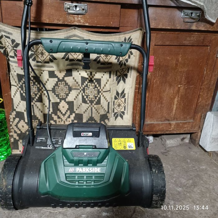Акумуляторна цілендрична газонокосарка Рarksidеr. Майже нова