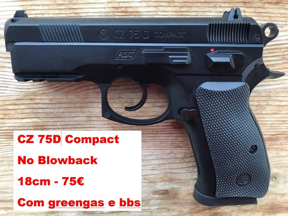Pistola Airsoft Greengas SEM blowback Plástico PPK-1911-PT92  PROMO