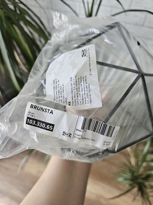 Klosz Ikea Brunsta nowy folia Loft Industrial