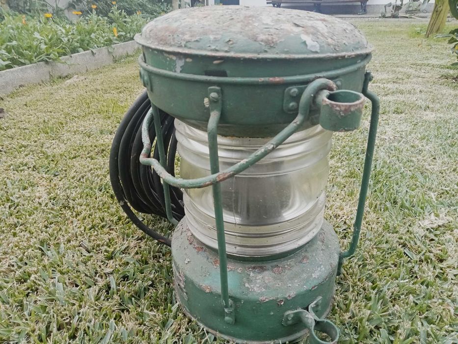 2 lanternas náuticas antigas Ahlemann + Schlatter – Bremen|Decoração