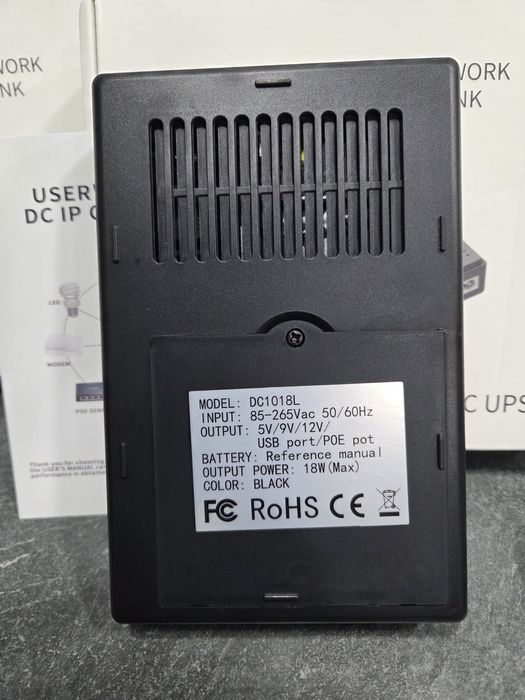 Міні УПС ДБЖ повербанк для роутера UPS DC1018L 5V/9V/12V