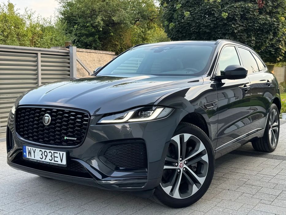 Jaguar F-Pace P400e AWD HSE Windsor Masaże Panorama Koła 21' Serwis! FV 23%