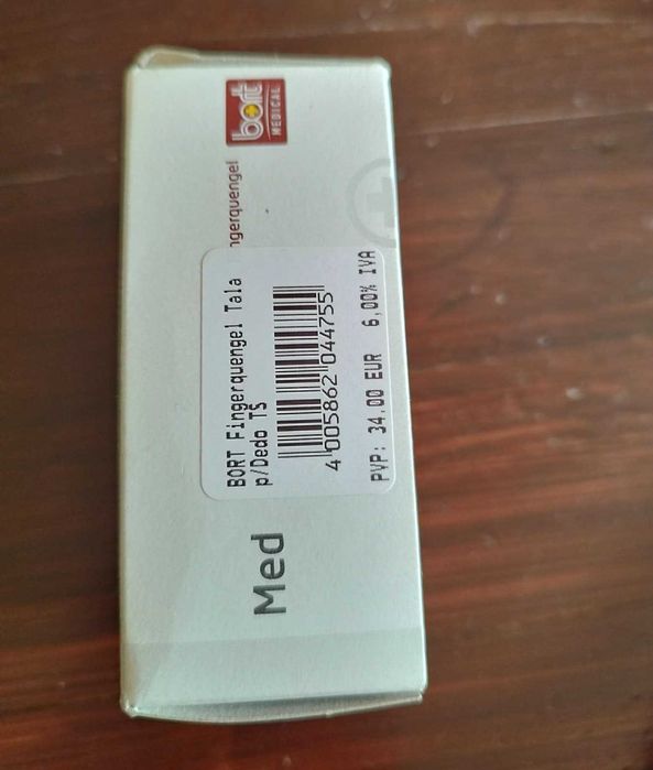 tala dinâmica dedo XS