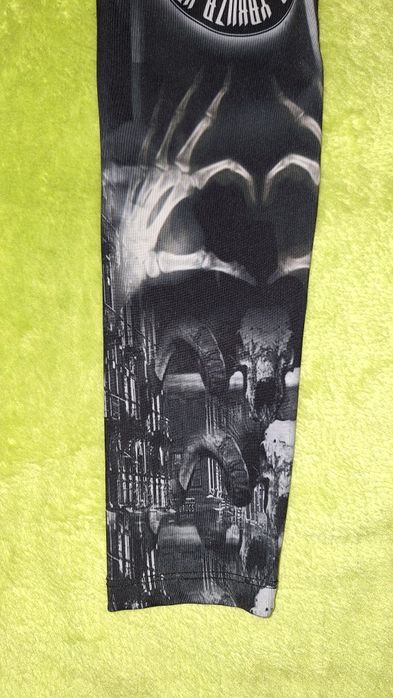 Legginsy czaszki gotic mroczne XS