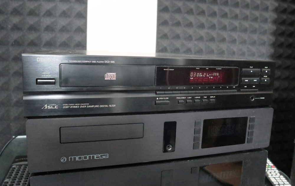 Проигрыватель Denon DCD-595 Германия DAC  2 x PCM61 Technics SL-PG460A