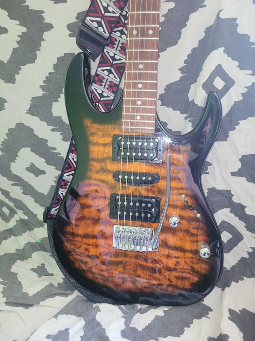 Gitara elektryczna Ibanez GRX70QA + procesor efektów ZOOM G1X