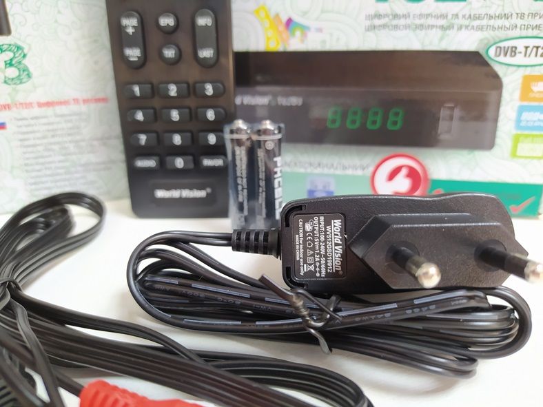 Приставка Т2 DVB-T/T2/C World Vision T62D3 тюнер ресивер YouTube IPTV