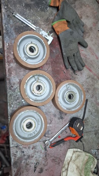 Koła żeliwne poliuretanowe 150mm