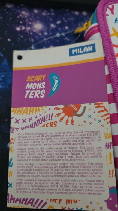 Estojo Milan de 1 compartimento com acessórios Scary Monsters II