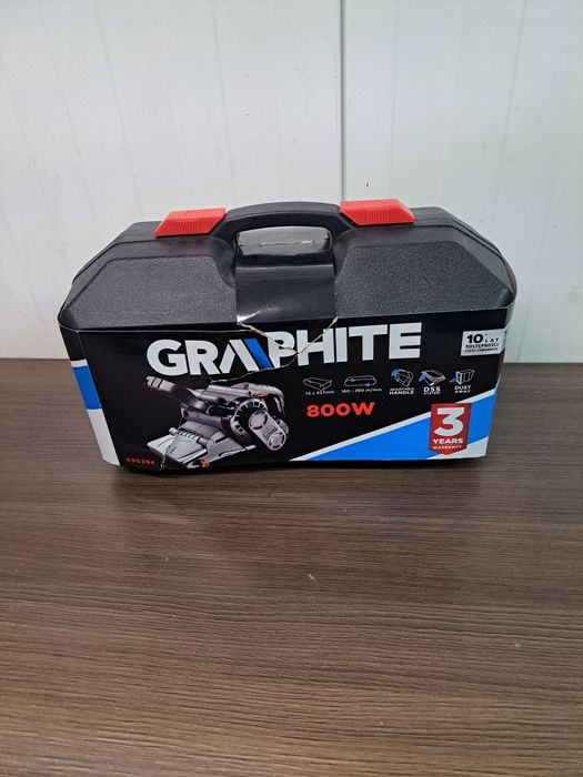 Szlifierka taśmowa Graphite 800 w NOWA