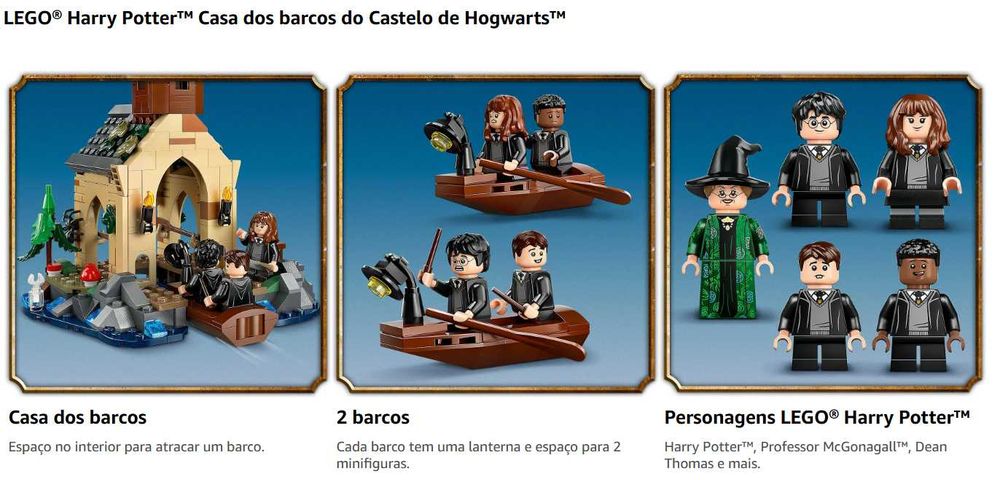 Lego Harry Potter: Casa dos Barcos do Castelo de Hogwarts - 76426 NOVO