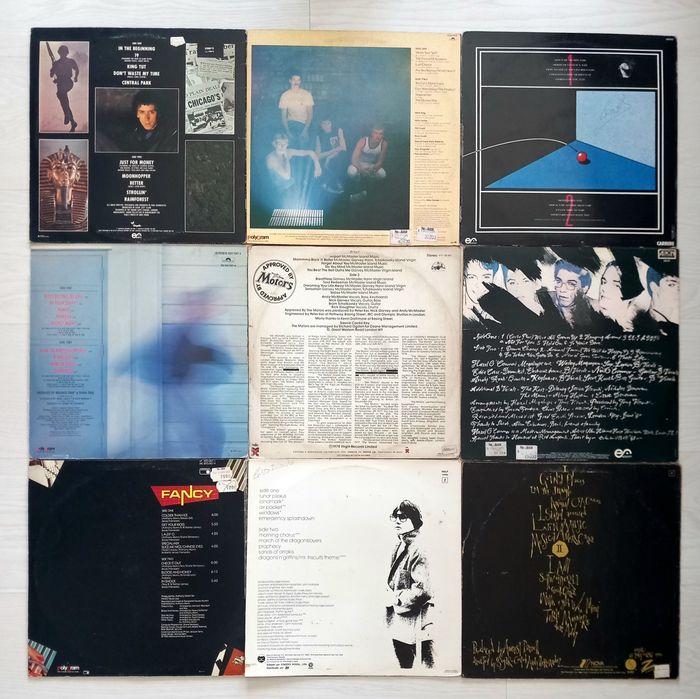 Lote LPs anos 80 new wave synth pop eletronica