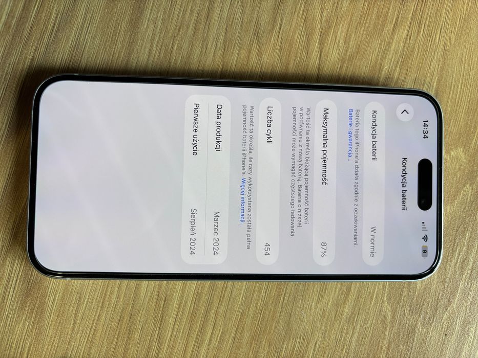 iPhone 15plus 128gb biały