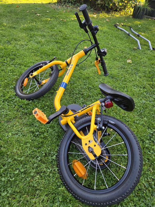 Rower btwin 14 cali + pchacz