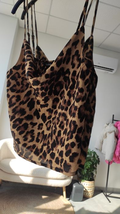 Майка леопард Boohoo