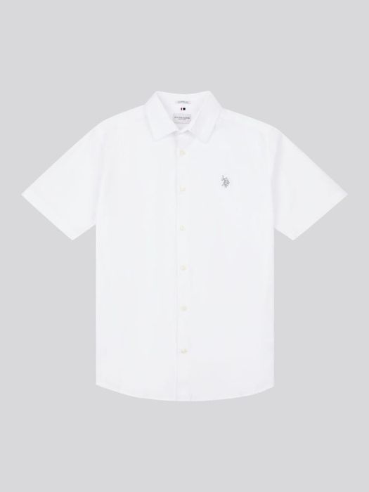 Біла лляна сорочка  U.S. POLO ASSN 14-15 років