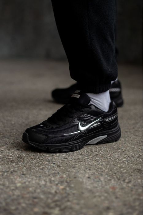 Кросівки Nike Initiator Black Silver• Найк Чоловічі (чорні),nike initiator