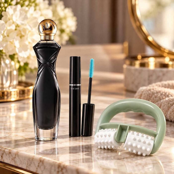 Divine Dark Velvet Oriflame + tusz Wonder Lash + masażer