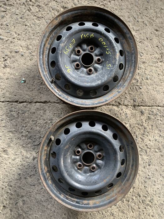 (2шт) диски R15 Toyota 5*100, dia 54.1, J6, ET39 Avensis Camry Carina E Vista
